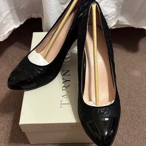 Taryn Rose Black Patent Leather Heels